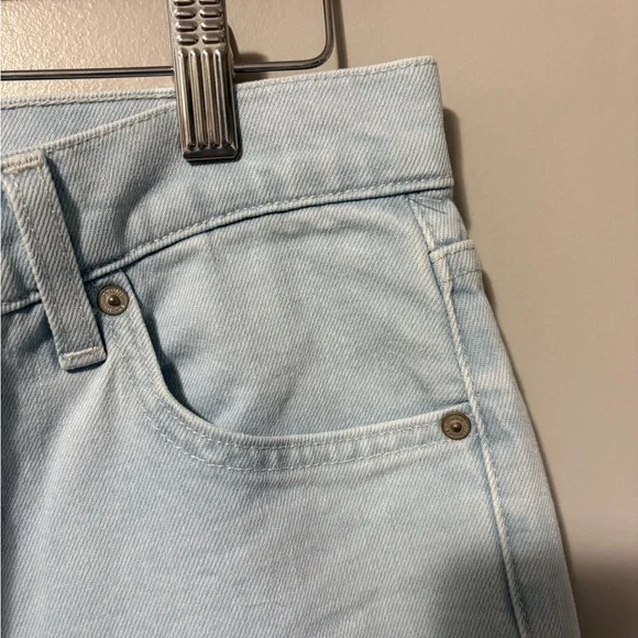 Denim Forum The Arlo High Rise Straight 28l Light Blue Wash - Picture 5 of 15